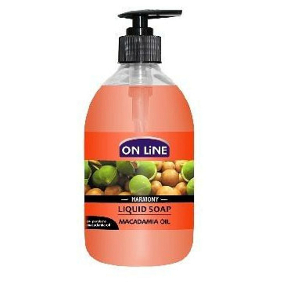 On Line Harmony Macadamia Öl-Flüssigseife mit einem 500-ml-Spender