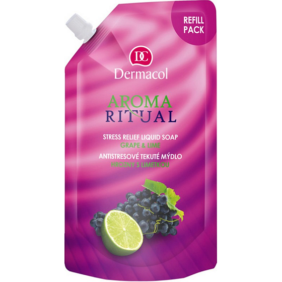 Dermacol Aroma Ritual Trauben mit Limette Antistress Handseife nachfüllen 500 ml