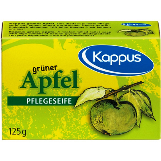 Kappus Apfel - Apfeltoilettenseife 125 g