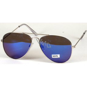 Dudes & Dudettes Sonnenbrille für Kinder blaue Spiegelbrille KK5570