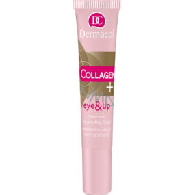 Dermacol Collagen Plus Intensive Rejuvenating Intensive Verjüngungscreme für Augen und Lippen 15 ml