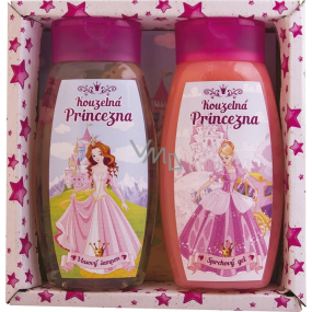 Bohemia Gifts Kids Princesses Duschgel 250 ml + Haarshampoo 250 ml, Kosmetikset