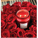 Village Candle Rose und rote Früchte - Rosette Berry Duftkerze im Glas 2 Dochte 262 g