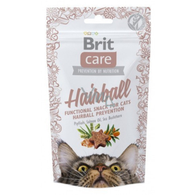Brit Care Katzensnack Hairball Kacgna Halbweichzusatz 50 g