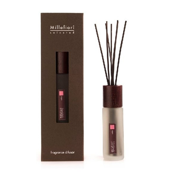 Millefiori Milano Selected Ninfea - Seerose Diffusor 100 ml + 7 Stiele 28 cm lang für kleinere Räume dauert 5-6 Wochen