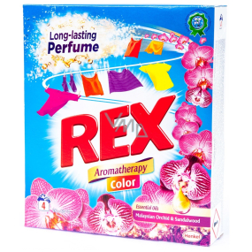 Rex Malaysan Orchid & Sandelholz Aromatherapie Farbwaschpulver für farbige Wäsche 4 Dosen 260 g