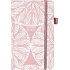 Albi Diary 2020 Tasche mit Gummiband Rosetten 15 x 9,5 x 1,3 cm