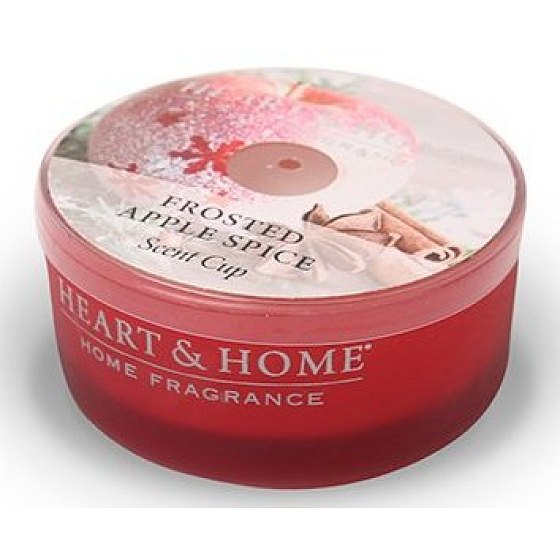 Heart & Home Roter Apfel mit Sternanis Soja-Duftkerze in einer Schüssel brennt bis zu 12 Stunden 36 g