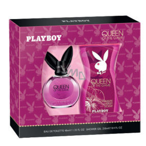 Playboy Königin des Spiels Eau de Toilette für Frauen 40 ml + Duschgel 250 ml, Geschenkset
