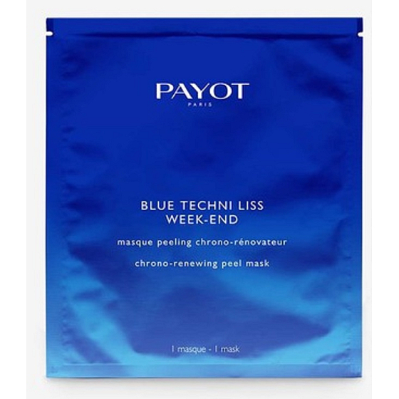 Payot Blue Techni Liss Wochenendglättungs-Wochenendritual mit Blaulichtschild-Gesichtsmaske 1 Stück