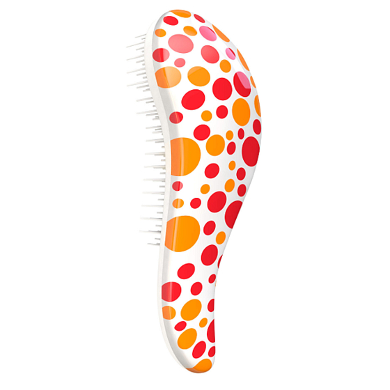 Dtangler Detangling Brush Brush zum einfachen Kämmen von Haaren 18,5 cm Red Poin