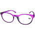 Berkeley Lesebrille +1,5 Kunststoff lila, rundes Glas 1 Stück MC2171