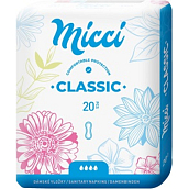 Micci Classic Damenbinden, 20 Stück