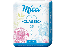 Micci Classic Damenbinden, 20 Stück