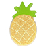 Bomb Cosmetics Pineapple - Ananaskrone 3D Natürliche Glycerinseife 110 g