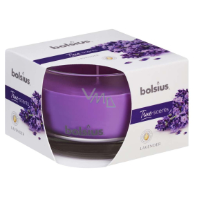 Bolsius True Scents Lavender - Duftkerze Lavendel im Glas 90 x 63 mm