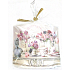 Emocio Snowy Flowers - Blumen-Duftkerze Ellipse 115 x 53 x 100 mm