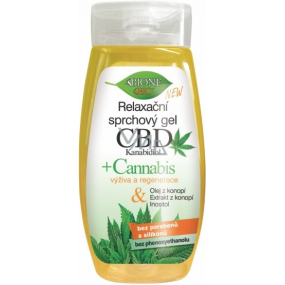 Bione Cosmetics CBD Cannabidiol entspannendes Duschgel für alle Hauttypen 260 ml