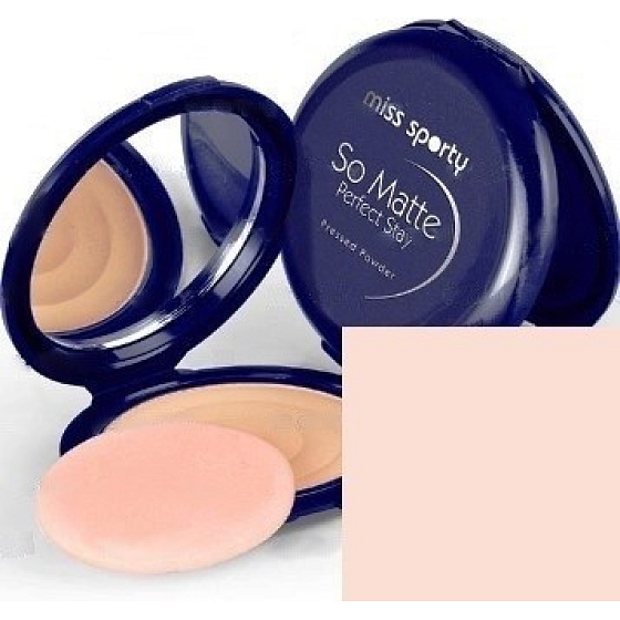 Miss Sports So Matte Kompaktpuder 001 für natürlich matte Haut 8 g