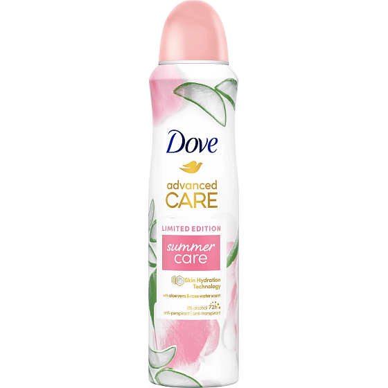 Dove Advanced Care Summer Care Antitranspirant Deodorant Spray 150 ml