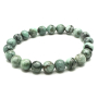 Smaragd-Armband elastisch Naturstein, Kugel 8 mm / 16 - 17 cm, königlicher Stein