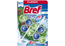 Bref Classic 4 Power Aktiv Pine WC blok pro hygienickou čistotu a svěžest Vaší toalety 2 x 50 g, duopack