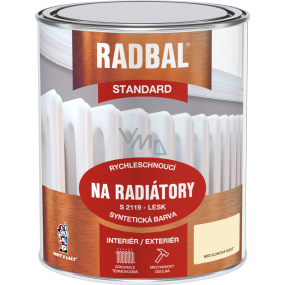 Radbal Standard S2119 barva na radiátory, 6003 slonová kost, 600 ml Radbal Standard S2119 barva na radiátory, 6003 slonová kost, 600 ml