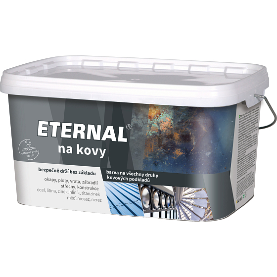 Eternal auf Metalle universelle Farbe für alle Metalle, 407 rotbraun, 5 kg