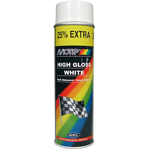 Motip 04004 Spray, universelle Autofarbe, Autoblau, 500 ml