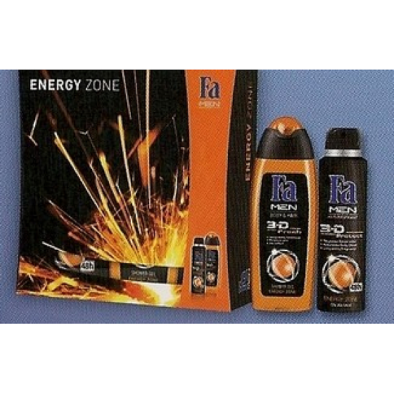 Fa Men 3D Energy Zone Duschgel 250 ml + Deospray 150 ml, Kosmetikset