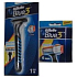 Gillette Blue 3 Rasierer + Ersatzkopf für Herren 6 Stück