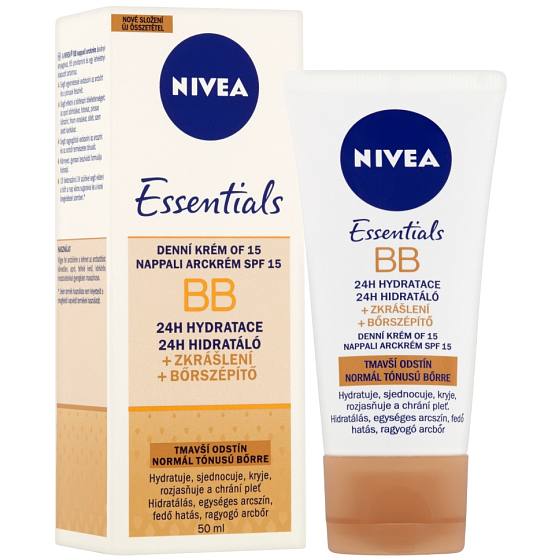 Nivea Essentials Day BB Creme OF15, dunklerer Farbton 50 ml