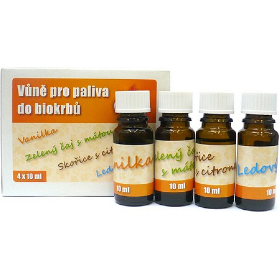 Pe-Po Duft für Biokamine 4 x 10 ml