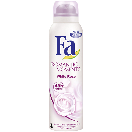 Fa Romantic White Rose Deodorant Spray für Frauen 150 ml