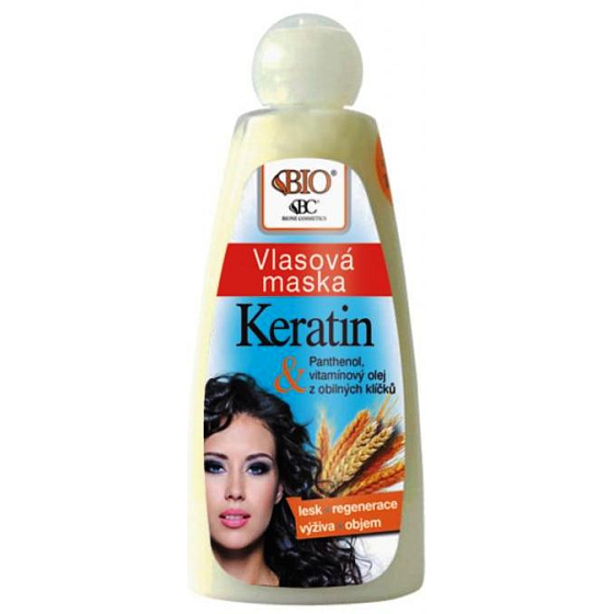 Bione Cosmetics Keratin & Cereal Sprouts Haarmaske 260 ml