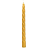 Lima Candle glattes Metall Goldkegel verdreht 22 x 250 mm 1 Stück