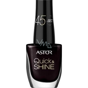Astor Quick & Shine Nagellack 616 Dark Chocolate 8 ml Nagellack