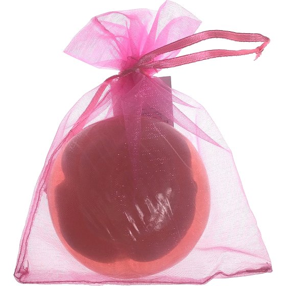 Duftende Glycerinseife in feinem Organza Rose 140 g