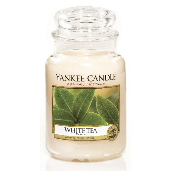 Yankee Candle White Tea Classic großes Glas 623 g