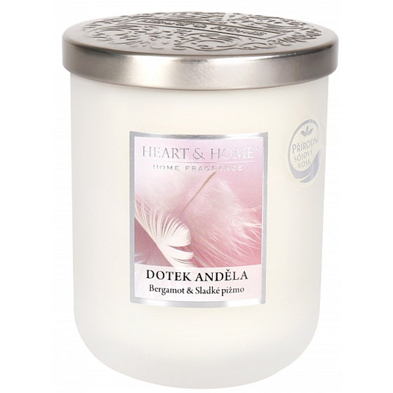 Heart & Home Angels Touch Soja-Duftkerzenmedium brennt bis zu 30 Stunden 115 g