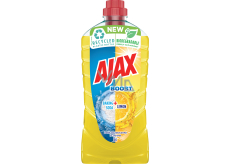 Ajax für Böden und Oberflächen Boost Backpulver Zitrone universelles Reinigungsmittel, 1 l