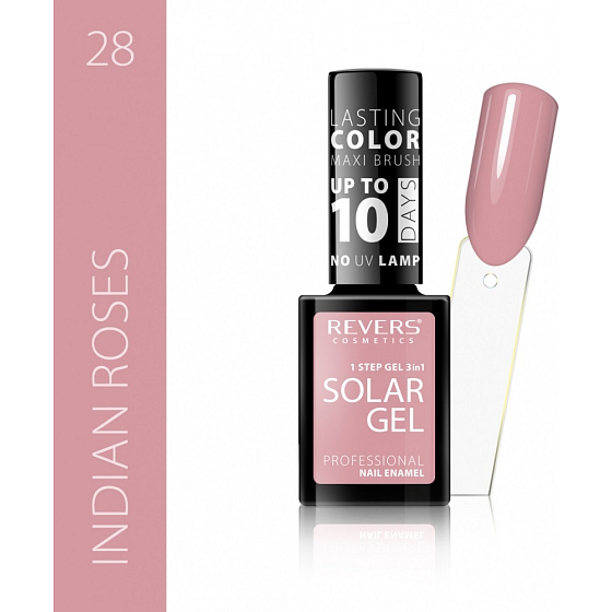 Revers Solar Gel Gel Nagellack 28 Indian Roses 12 ml