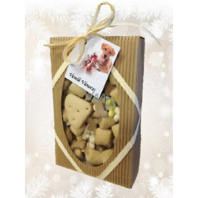Canis Prosper Weihnachtsgeschenkbox voller Leckereien für Hunde Keksmischung 300 g