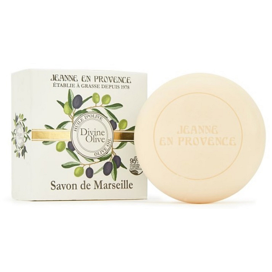 Jeanne en Provence Divine Olive feste Toilettenseife 100 g