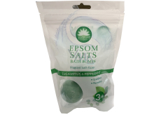 Elysium Spa Eukalyptus & Pfefferminze prickelnde Badekugel 3 x 50 g