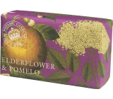 English Soap Elderflower & Pomelo - Holunderblüte & Pomelo natürliche parfümierte Toilettenseife mit Sheabutter 240 g