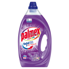 Palmex 6 Color Lavendel Flüssigwaschgel für Weiß- und Buntwäsche 60 Dosen 3 l