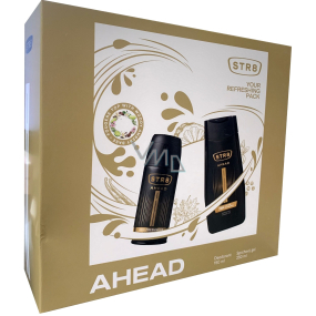 Str8 Ahead Deodorant Spray 150 ml + Duschgel 250 ml, Kosmetikset für Männer