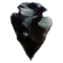 Obsidian-Anhänger Pfeil Naturstein 3,8-5 cm, Stein der Rettung