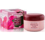 Rose of Bulgaria Massage-Gesichtscreme mit Rosenwasser, Mandel- und Kokosnussöl 330 ml